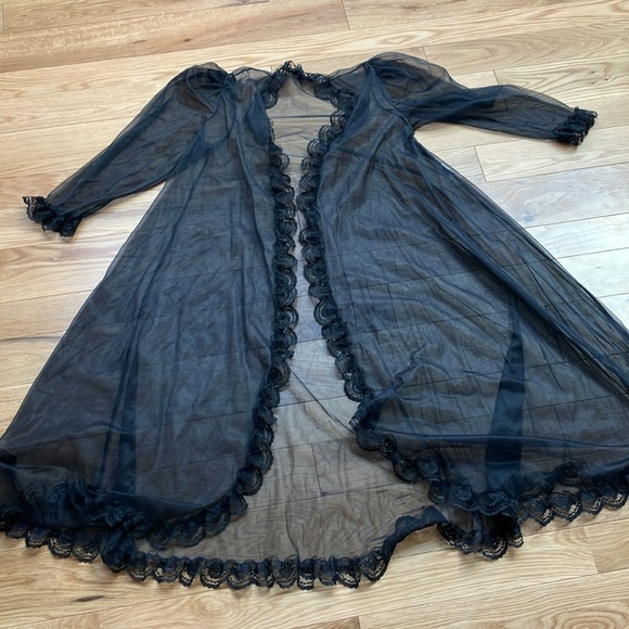 RARE Frederick’s of Hollywood set! slip dress and robe - Picture 8 of 10